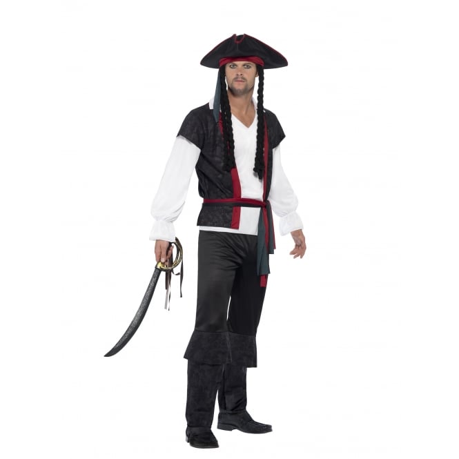 Aye Aye Pirate Captain Adult Costume Men Costumes From A2z Fancy Dress Uk 6964