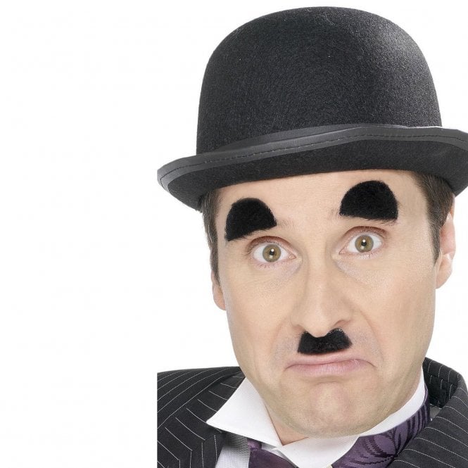 Chaplin Tash and Eyebrows (Black) - Adult Accessory