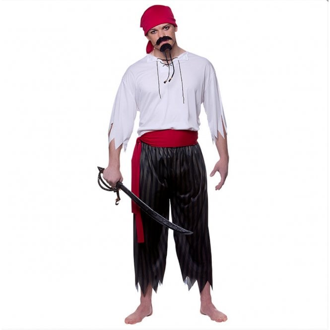 Pirate Shipmate Adult Costume Mens Costumes From A2z Fancy Dress Uk 5337